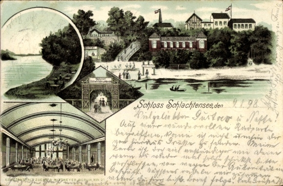 Chromo-Litho Berlin Zehlendorf, Schlachtensee Castle