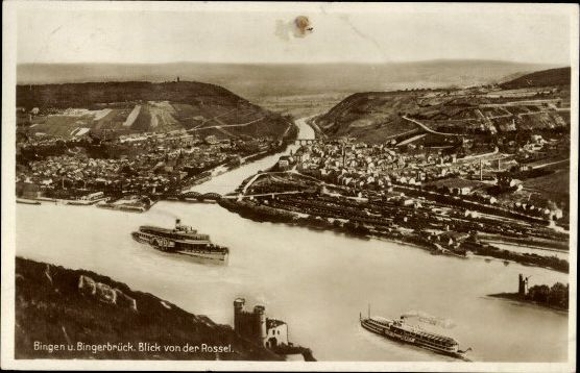 11 alte Ak Bingen am Rhein, diverse Ansichten