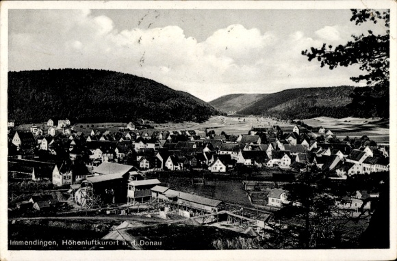 Ak Immendingen an der Donau Baden, gedeeltelijk uitzicht
