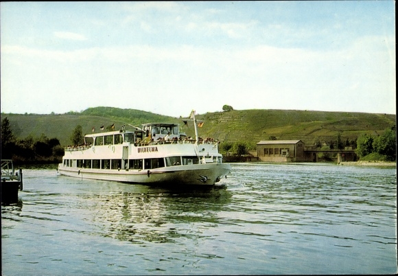 PC Bad Cannstatt Stuttgart in Württemberg, Neckar passenger ship Wilhelma