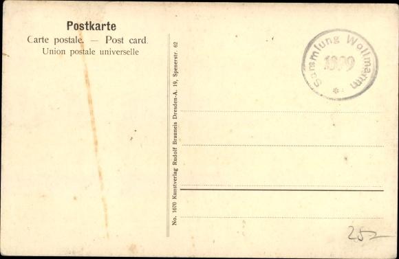 Postcard Dresden Wachwitz, Grund Strasse