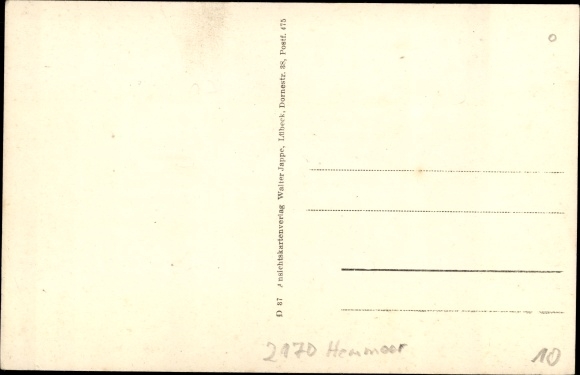 Postcard Heessel Hemmoor in Lower Saxony, village views, action by Hertha Bartelt