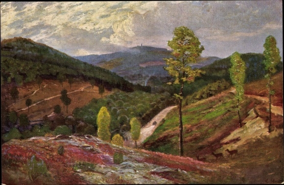 Kunstenaarskaart Quirin, Haidtränktal, Kanonenstrasse