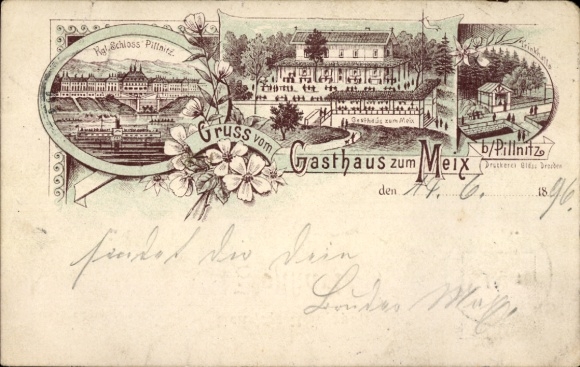 Chromo-Litho Dresden Pillnitz, Gasthaus zum Meix