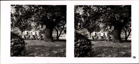 Stereo Raumbild Foto "Die NS-Musterbetriebe" 1937-38 Nr. 73 Papier und Pappenfabrik F. M. Weber