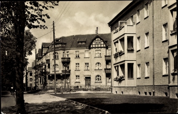 Ak Angermünde in der Uckermark, Prenzlauer Straße