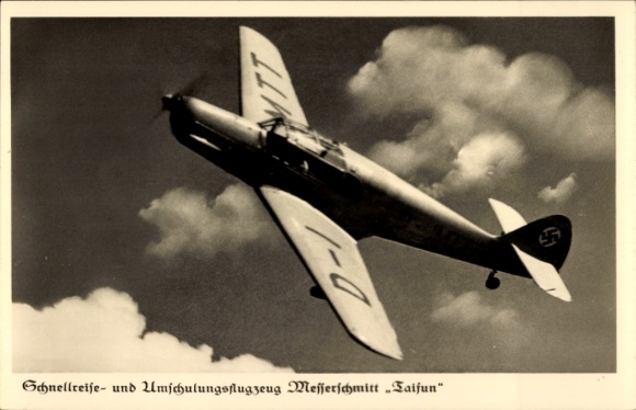 Ak Schnellreiseflugzeug, Umschulungsflugzeug Messerschmitt Taifun, D-IMTT