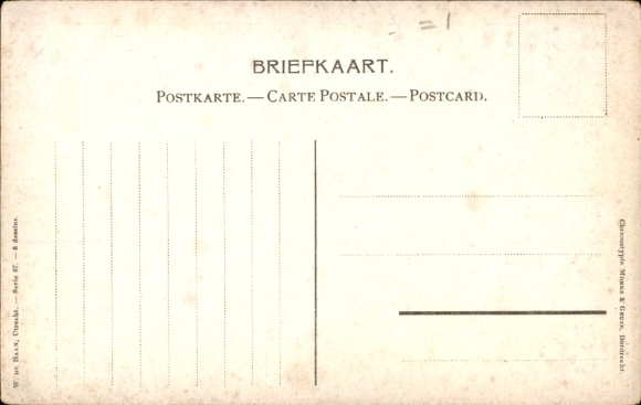 Artist Postcard Gerstenhauer, Johann Georg, Dutch motif, heath landscape