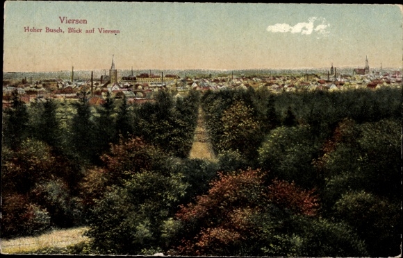 Ak Viersen in Westfalen, Gesamtansicht, Hoher Busch