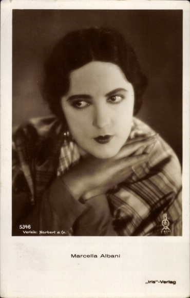Ak Schauspielerin Marcella Albani, Portrait, Iris Verlag