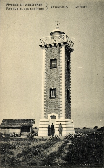 Postcard Moanda DR Congo Zaire, lighthouse