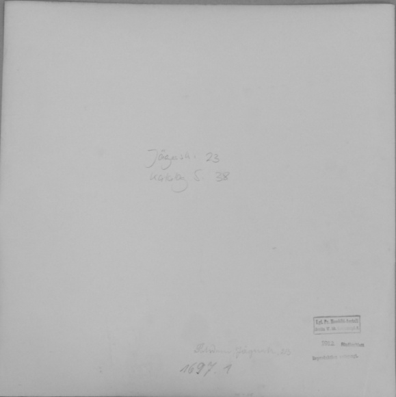 Photo Potsdam, 1912, Albrecht Meydenbauer, Jägerstraße 23, house facade, photogrammetry