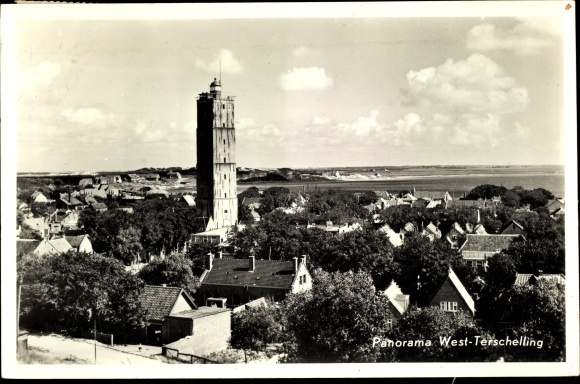 Postcard West Terschelling Friesland Netherlands, Panorama
