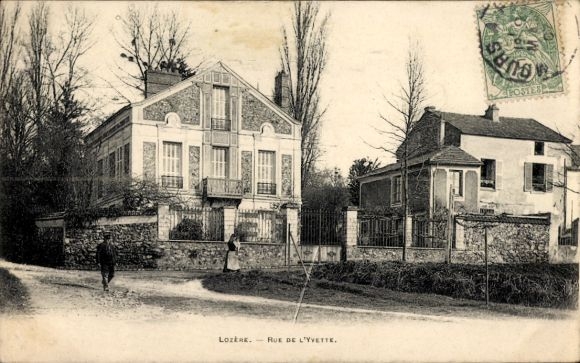 Postcard Lozere Essonne, Rue de l'Yvette