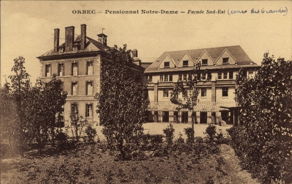 Ak Orbec Calvados, Pensionnat Notre Dame