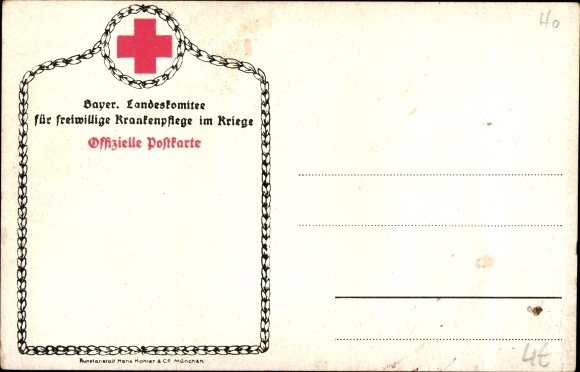 Artist PC Hoffmann, Anton, soldier on the battlefield, voluntary nursing in the war