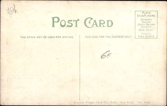 Postcard New York City USA, Elevated RR Curve at 110th Street