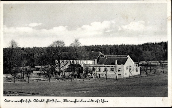 Postcard Münchenbernsdorf in Thuringia, summer resort forest castle