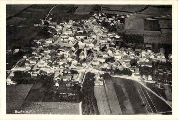 Ak Buxheim in Schwaben, Fliegeraufnahme