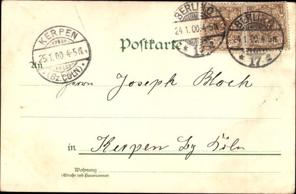 Chromo-Litho Potsdam in Brandenburg, Church of Peace, New Palace, Mausoleum