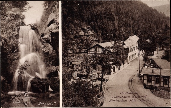 PC Lichtenhain Sebnitz in Saxony, inn at the Lichtenhainer waterfall