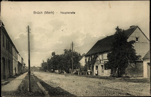 Ak Brück in der Mark, hoofdstraat