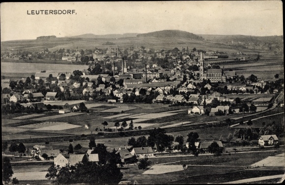 Ansichtkaart Leutersdorf Oberlausitz, overzicht
