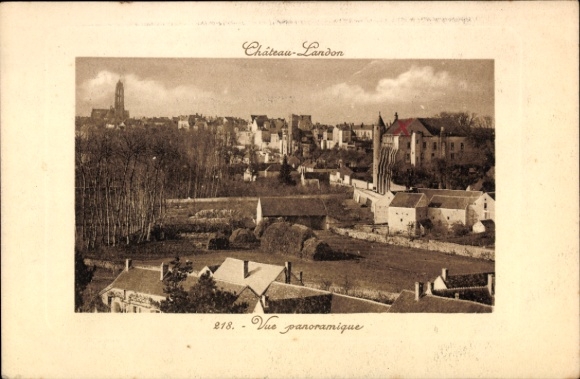 KP Chateau Landon Seine et Marne, panorama
