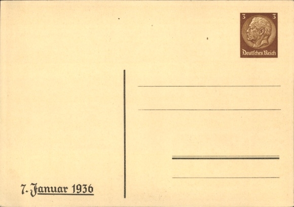 Postal stationery stamps Postcard 1. Day of the stamp, founding day of the Reich Association of Philatelists