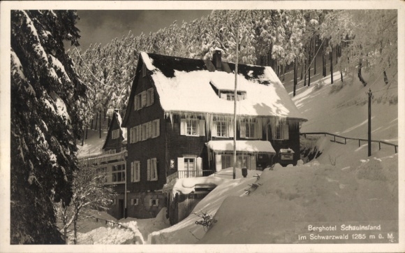 PC Oberried im Breisgau, Berghotel Schauinsland, winter