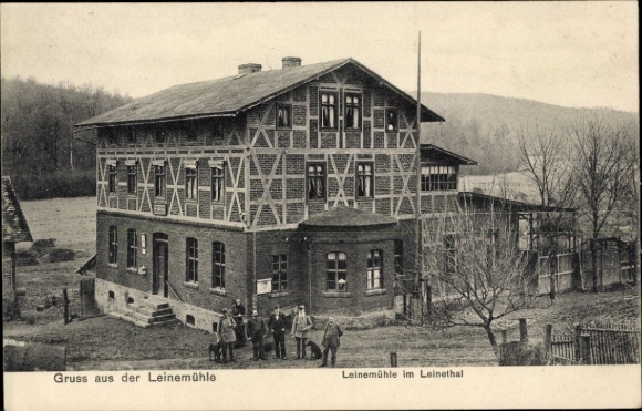Ak Leinemühle Molmerswende Mansfeld im Harzvorland, Gebäude, Leinethal