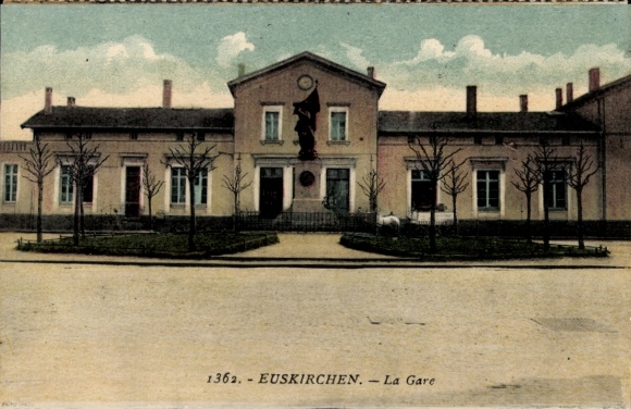 Ak Euskirchen Nordrhein Westfalen, La Gare, Bahnhof