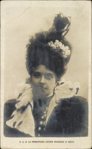 PC SAR La Principessa Letizia Duchessa d'Aosta, Duchess of Aosta