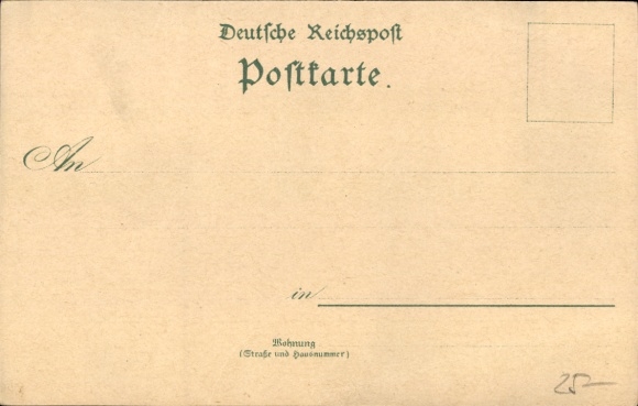 litho Steinau Nedersaksen, Peters Gasthof, kerk, Strunks zomertuin