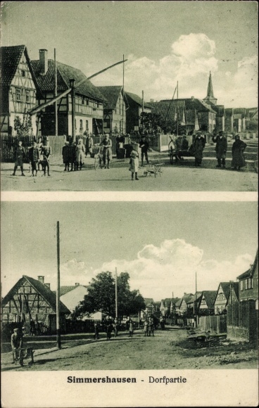 KP Simmershausen Römhild w Turyngii, scena uliczna