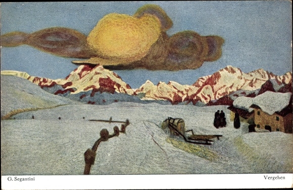 Artist PC Segantini, Giovanni, Decline, Winter Landscape