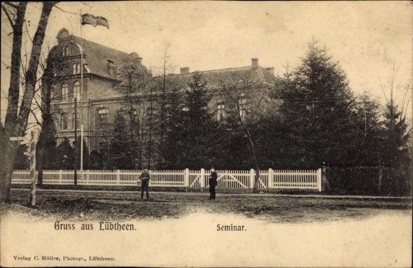 Postcard Lübtheen in Mecklenburg, Seminar