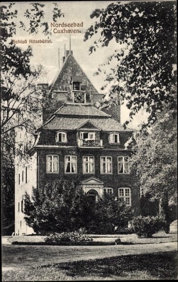 Postcard Ritzebüttel Cuxhaven in Lower Saxony, Ritzebüttel Castle