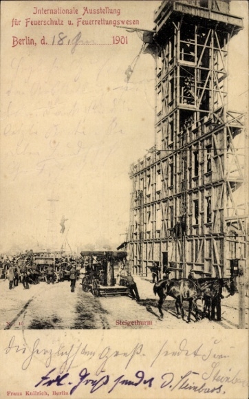 KP Berlin, Międzynarodowa Wystawa Ochrony Przeciwpożarowej i Ratownictwa Pożarniczego 1901, Siegerturm