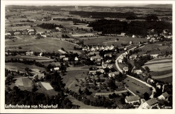KP Dolní Dvůr Niederhof Karkonosze region Hradec Králové, zdjęcie lotnicze