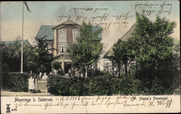 KP Moorrege w Uetersen w Szlezwiku-Holsztynie, W. Hoppe's Pensionat