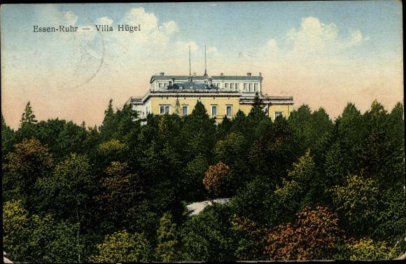 Postcard Bredeney Essen in the Ruhr area, Villa Hügel