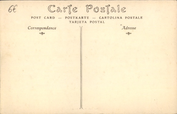 Postcard Brazzaville French Congo, Village sur le D'Joué, canal section