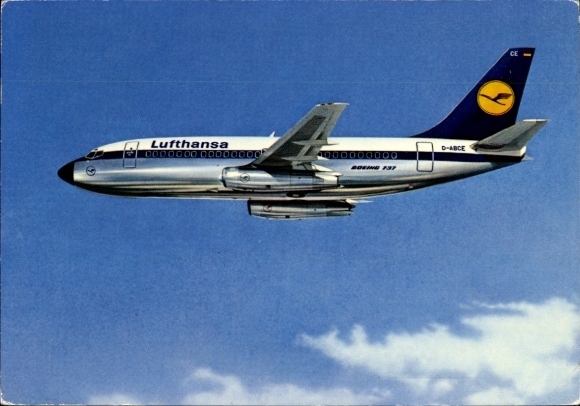 AK passagiersvliegtuig Boeing 737 City Jet, Lufthansa