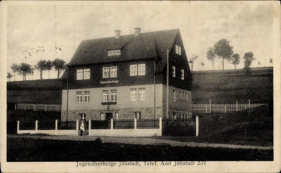 Ak Jöhstadt im Erzgebirge Sachsen, Jugendherberge