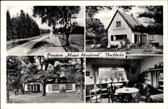 Ak Buchholz in der Nordheide, Pension Haus Heideruh, interieur, Kleckener Werg 35