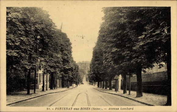 PC Fontenay aux Roses Hauts de Seine, Avenue Lombard