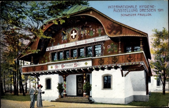 KP Drezno, Międzynarodowa Wystawa Higieny 1911, Pawilon Szwajcarski