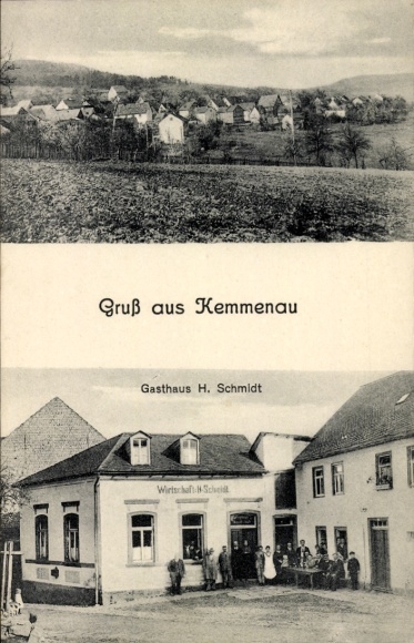 Dzielnica KP Kemmenau Rhein Lahn, zajazd, widok całkowity