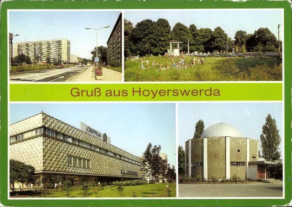 13 old PC Hoyerswerda in Upper Lusatia, various views